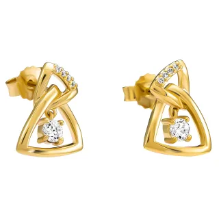 Orphelia 'Santorini' Tropfenohrringe aus 925er Sterlingsilber für Damen - Gold ZO-7570/G