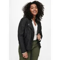 ONLY CARMAKOMA Lederimitatjacke CARAVANA FAUX LEATHER BIKER OTW mit Biker-Details