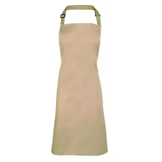 Premier - Herren/Damen Unisex Latzschürze "Colors Collection" (Khaki)