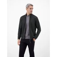 LERROS Sweatjacke Sweatjacke aus Baumwollmischgewebe Jacke im Baumwollmix mit Reißverschluss, Stehkragen und Seitentaschen