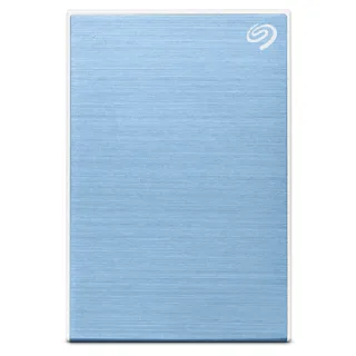 Seagate One Touch Portable HDD with Password Light Blue +Rescue 2TB | stky2000402 | USB 3.0 Micro-B