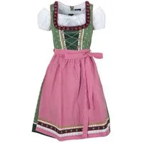 Ramona Lippert Dirndl Trachtenkleid Claudia grün Dirndlkette Rocklänge 60 cm (3-teilig)