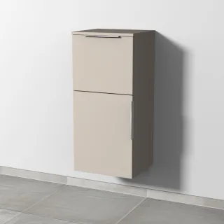 Sanipa 3way Mittelschrank mit 1 Tür und 1 Auszug, Kaschmir-Matt, UP1281U UP1281U
