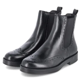 Tamaris Chelsea Boots  Schwarz - Gr. 38 -  Textil und Synthetik