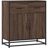 vidaXL Sideboard Sideboard Braun Eichen-Optik 68x35x76 cm Holzwerkstoff (1 St)