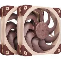 NF-A12x25 G2 PWM Sx2-PP, Gehäuselüfter braun/beige, PWM-Anschluss, 2 Lüfter, 120 mm