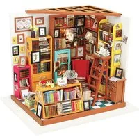 ROLIFE 3D-Puzzle Robotime DG102 DIY House Sam´s Study Library, Puzzleteile