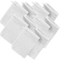 Erwin Müller Waschhandschuh Waschhandschuh "Heidelberg" 10er-Pack, Frottier, Walk-Frottier Uni