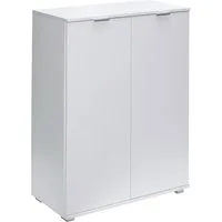 Casaria Kommode Alba DB141, mit 2 Türen 71x101x35 cm höhenverstellbare Einlegeböden Holz