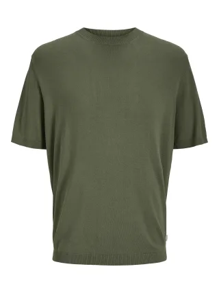JACK&JONES - JPRCCWILLIAM KNIT CREW NECK SS SN - Gr. - M