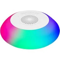 Topcony Pool-Lampe Bluetooth-Lautsprecher mit bunten Lichtern tragbarer Pool-Lautsprecher, RGB, wasserdicht, schwimmend mit 8 Modi, HD-Stereo-Sound, kabelloser