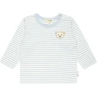 Steiff T-Shirt T-Shirt langarm GOTS Baby Wellness mit Teddykopf
