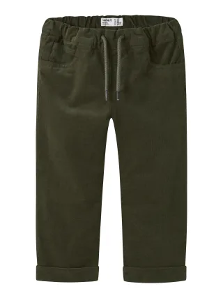 NAME IT - NMMBEN REGULAR CORD WL PANT 4609-YT Olive Night - Gr. - 92