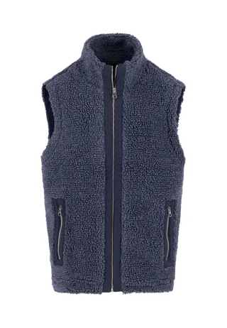 FYNCH-HATTON - Teddy Vest dark navy - Gr. - L