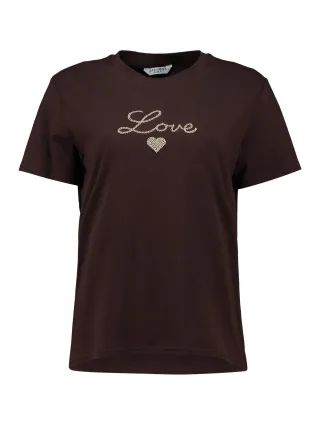 Zabaione - Shirt Lo44ve chocolate - Gr. - S