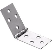 Hettich WC-Deckel-Scharnier Hettich Beites Scharnier Edelstahl, matt, 1 Stück