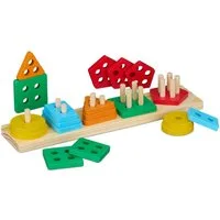 relaxdays Stapelspielzeug Sortier- und Stapelspielzeug