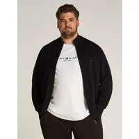 Tommy Hilfiger Big & Tall Cardigan BT-PIMA ORG CTN CASHMERE ZTHRU-B