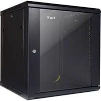 Wandgehäuse SMA-6612, IT-Schrank schwarz, 12HE