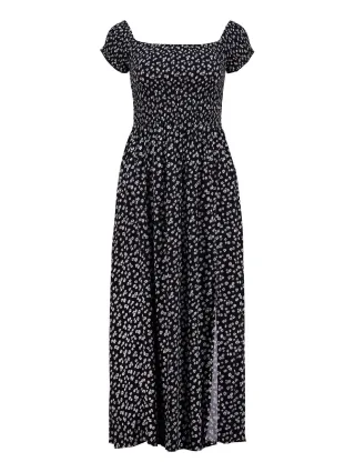 HaILYS - MX V DR Ma44rielena 7697 black flower - Gr. - M