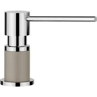 Blanco Spülmittelspender 525816 300ml, SILGRANIT-Look tartufo/chrom
