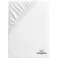 Sansibar Sylt Spannbettlaken Premium Topper-Spannbetttuch, Sansibar, Topperbezug, Gummizug: hochwertiges Rundumgummi, Matratzenbezug bis zu 15 cm Steghöhe, dicker Stoff, faltenfreier Sitz
