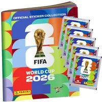 Panini Sammelkarte Fifa World Cup 2026 Sticker - WM Sammelsticker, - 1 Album + 5 Tüten