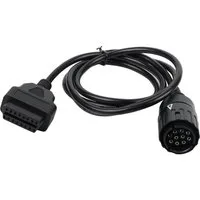 Trade-Shop OBD2-Diagnosegerät Motoscan Diagnose Kabel Adapter ICOM-D 10 Pin passend für BMW Motorrad, Anschluss A: BMW 10pin Normstecker, Anschluss B: OBD2 16pol Normbuchse