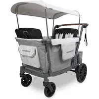 Wonderfold Bollerwagen L4 Doppelsitziger Kinderwagen für 4 Kinder