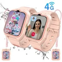 blackview 2026 Neue 4G im 2er-Set mit GPS und Telefonfunktion Kinderuhr Smartwatch, 1,75", GPS+LES+WiFi, 4G-LTE, IP68, SOS, 800mAh, Knips-Freunde​