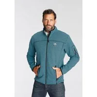 Man's World Strickfleecejacke (1-St) mit durchgehendem Reißverschluss, normale Passform