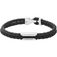 Diesel Armband Schmuck Edelstahl Armschmuck Lederarmband