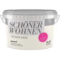 SCHÖNER WOHNEN FARBE Wandfarbe SW Trend Wandfarbe matt 2,5L pearl 9530