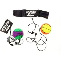 ELLUG Spielball 2er Set Springball/Returnball, Ø 6,3cm Armband & Schnur, Safety Clip (2-St)