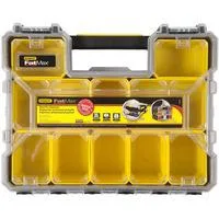 Profi-Organizer FATMAX 1-97-518, Werkzeugkiste schwarz/transparent
