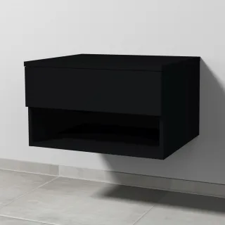 Sanipa Anbau-/Solitärschrank 2morrow (P2354) 340x600x520 Schwarz-Matt, P235408 P235408