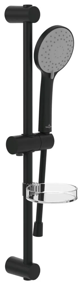 Villeroy & Boch Duschgarnitur Universal Showers 110x604x76mm wandm Matt Black TVS109004000K5