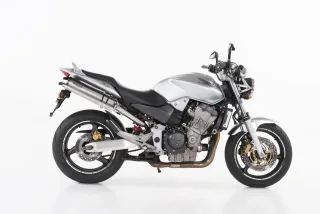 Sport Auspuff BOS Edelstahl gebürstet Honda CB 900 F Hornet Bj.2002-2005 SC48 +ABE eintragungsfrei