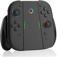 TUWENA Ladegriff für Switch 2, Ergonomisches Design Griff Kompatibel Switch-Controller (mit Switch 2 Konsole JoyCon Controller Verschleißfeste Komfort)