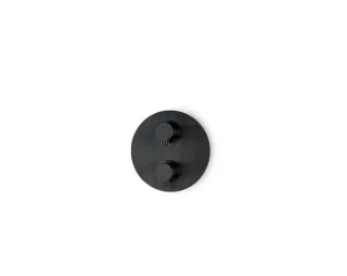 JEE-O Slimline Unterputz-Thermostat mit Umsteller, schwarz strukturiert, 800-2303 800-2303