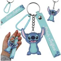 Disney Schlüsselanhänger Disney Stitch Schlüsselanhänger mit Figur und Karabiner für Tasche