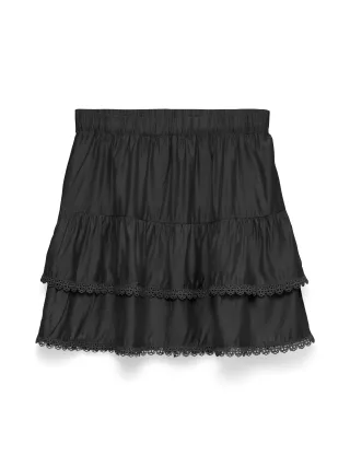 VERO MODA - VMBLISS H/W SHORT DETAIL SKIRT WVN Black - Gr. - S