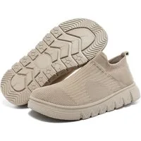 HUSK'SWARE Barfußschuh (atmungsaktive Freizeitschuhe für breite Füße) Paar-Sportschuhe mit Flyknit-Obermaterial, leichte Laufschuhe