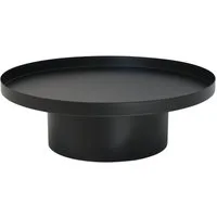 Grafelstein Tablett Dekotablett NORDIC schwarz aus Metall D30cm Dekoplateau schlicht Table