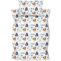 Amilian Kinderbettwäsche 100x135 - Bettwäsche Kinder - Kopfkissenbezug 40x60 cm Babybettwäsche, 2 teilig, 100% Baumwolle, für Mädchen und Jungen
