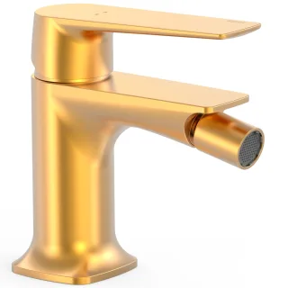 Tres Einhebel Bidetmischer Kugelgelenk G3/8" flexible Anschlussschläuche, 22212001OM 22212001OM