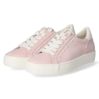 Paul Green Low Sneaker  Rosa - Gr. 39 -  Leder und Textil