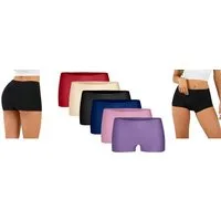 Rungassi Boxershorts 6er Set Hüftslip Slip Boxershort Damen Unterwäsche 953 Größe: S-M