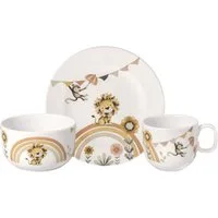 Villeroy & Boch Kindergeschirr-Set Roar like a Lion, Porzellan, 3-tlg.