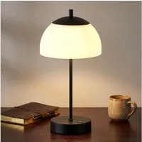 FISCHER & HONSEL LED Tischleuchte, LED-Leuchtmittel fest verbaut, Farbwechsel, Neutralweiß, Kaltweiß, Warmweiß, Tageslichtweiß, Tischlampe LED Nachttischlampe Schreibtischlampe Touchdimmer H 35 cm